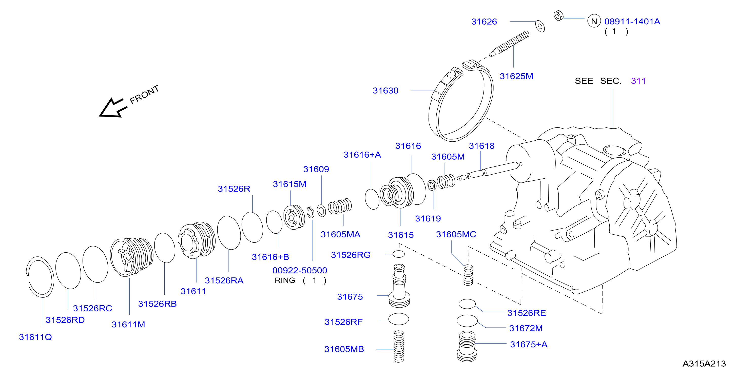Clutch Band Servo Servo Parts