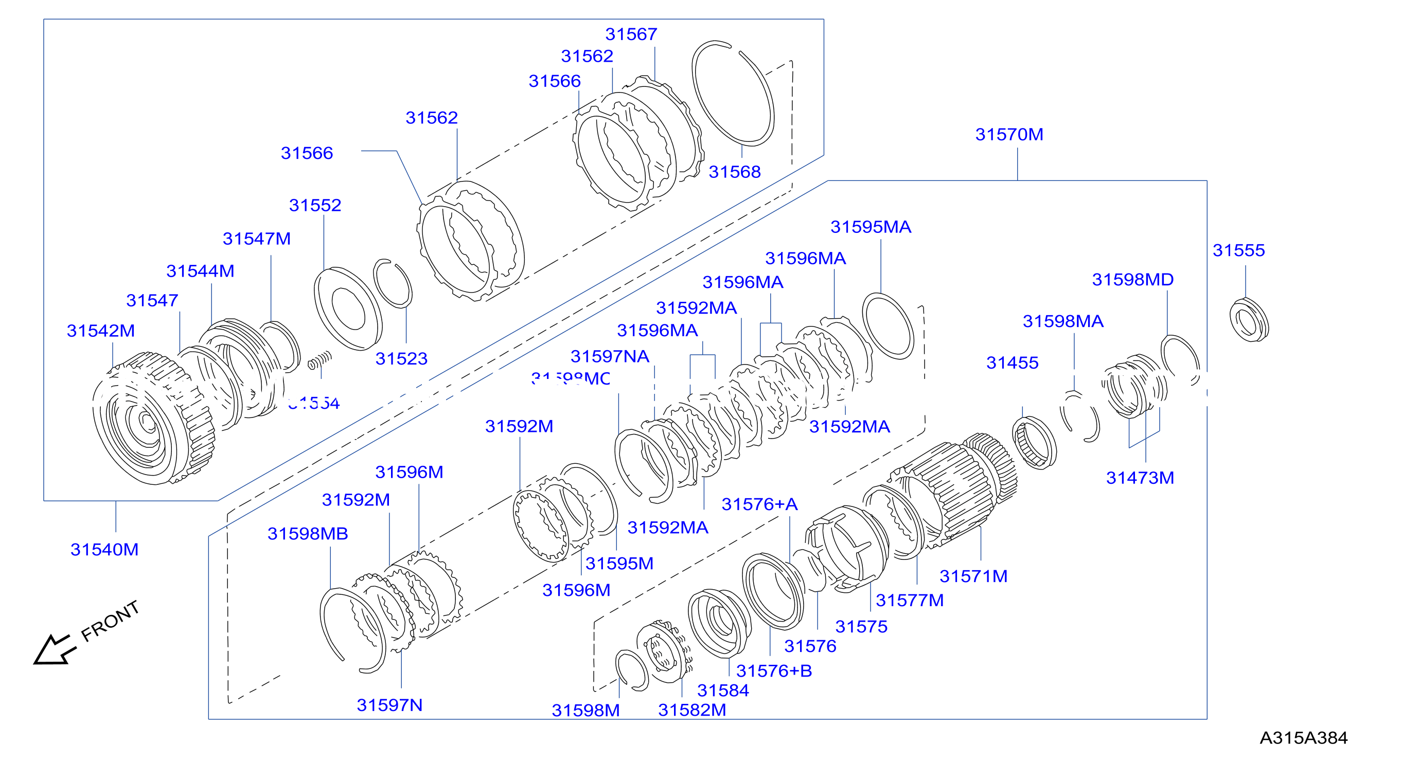 Clutch Band Servo High Forward Clutch