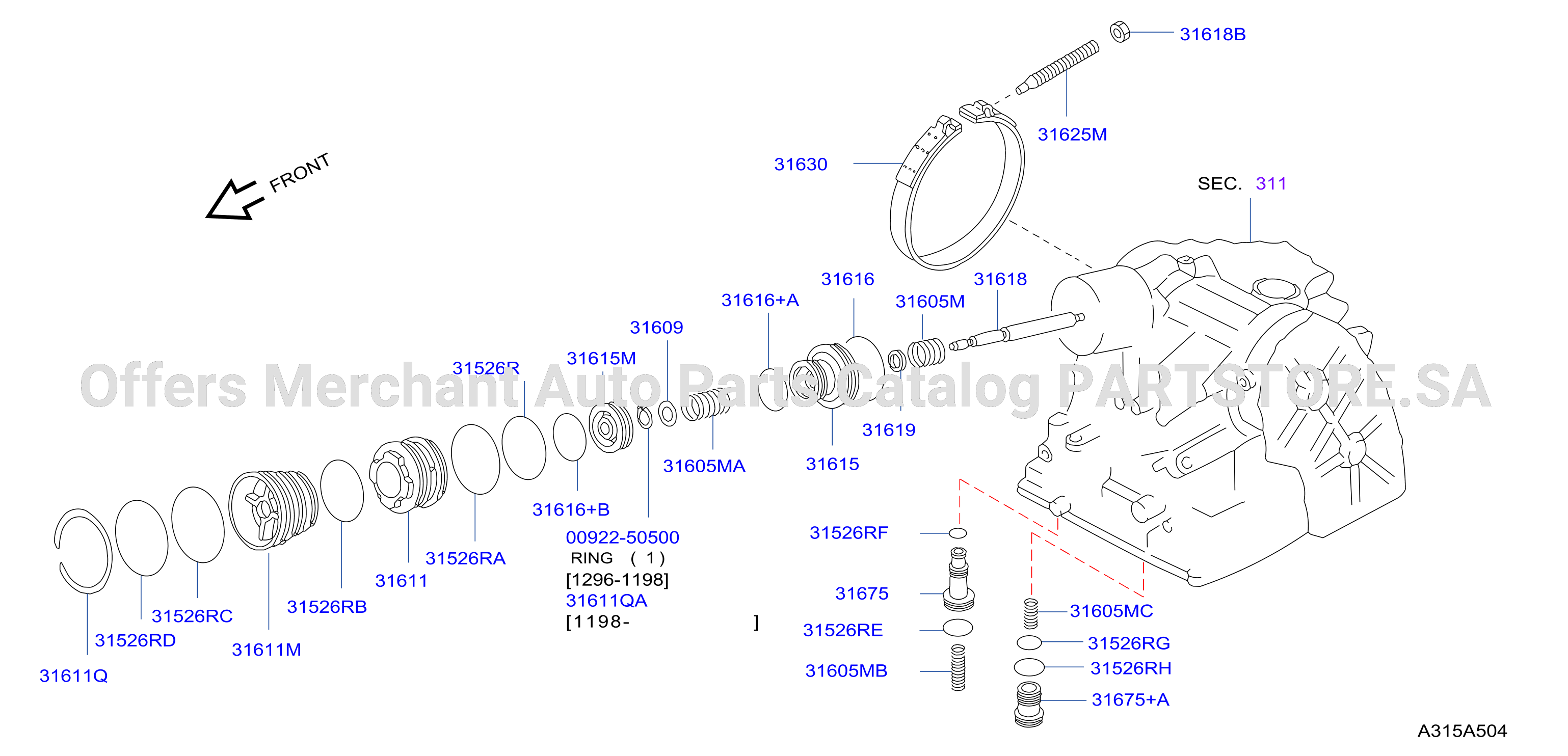 Clutch Band Servo Servo Parts