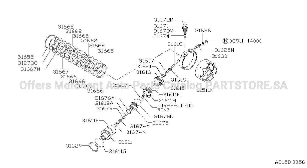 Clutch Band Servo Brake Band