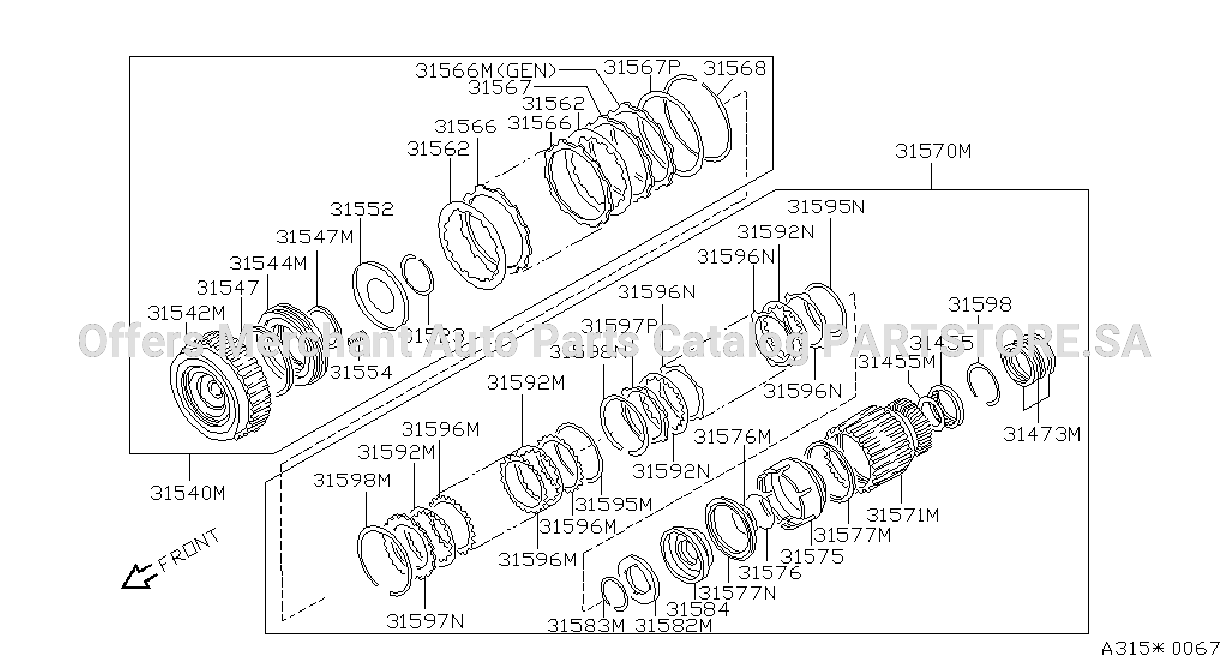 Clutch Band Servo High Forwadr Clutch