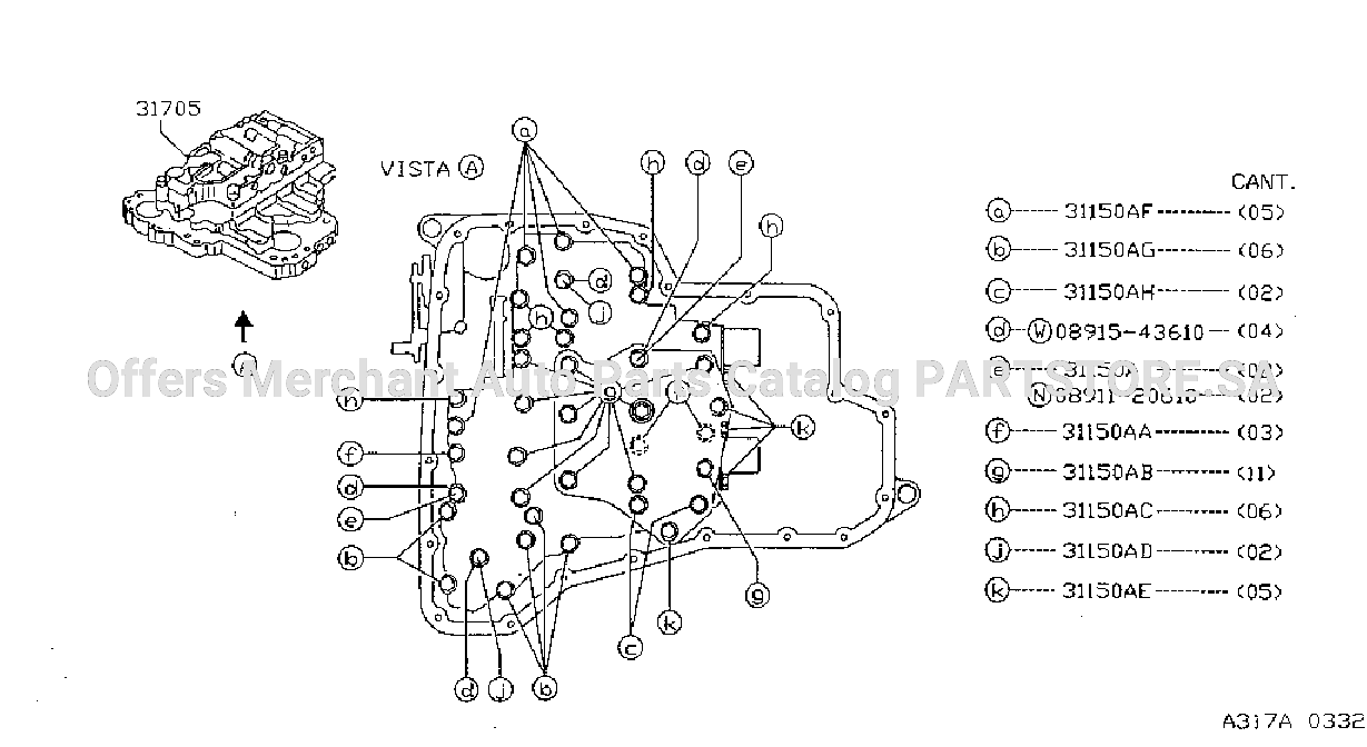 Control Valve Fixing Bolt