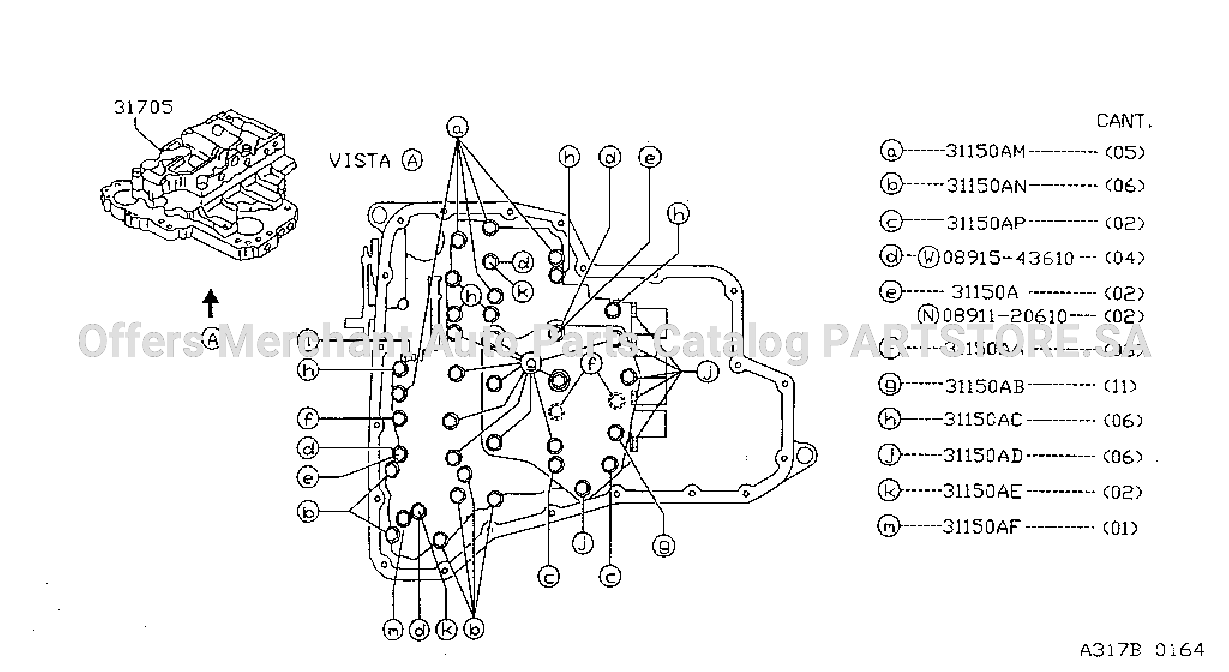 Control Valve Fixing Bolt