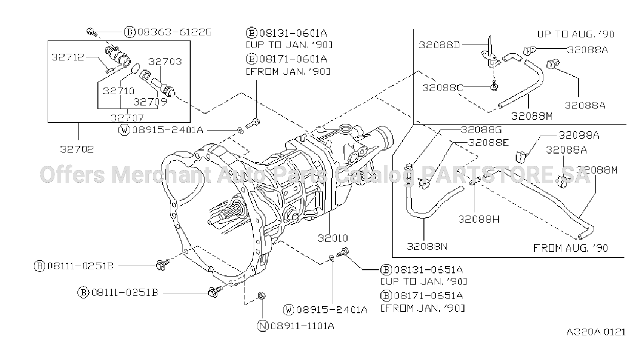 Manual Transmission Transaxle Fitting R4W71C