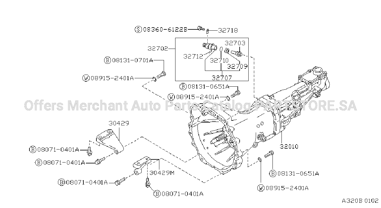 Manual Transmission Transaxle Fitting Fs5W71C