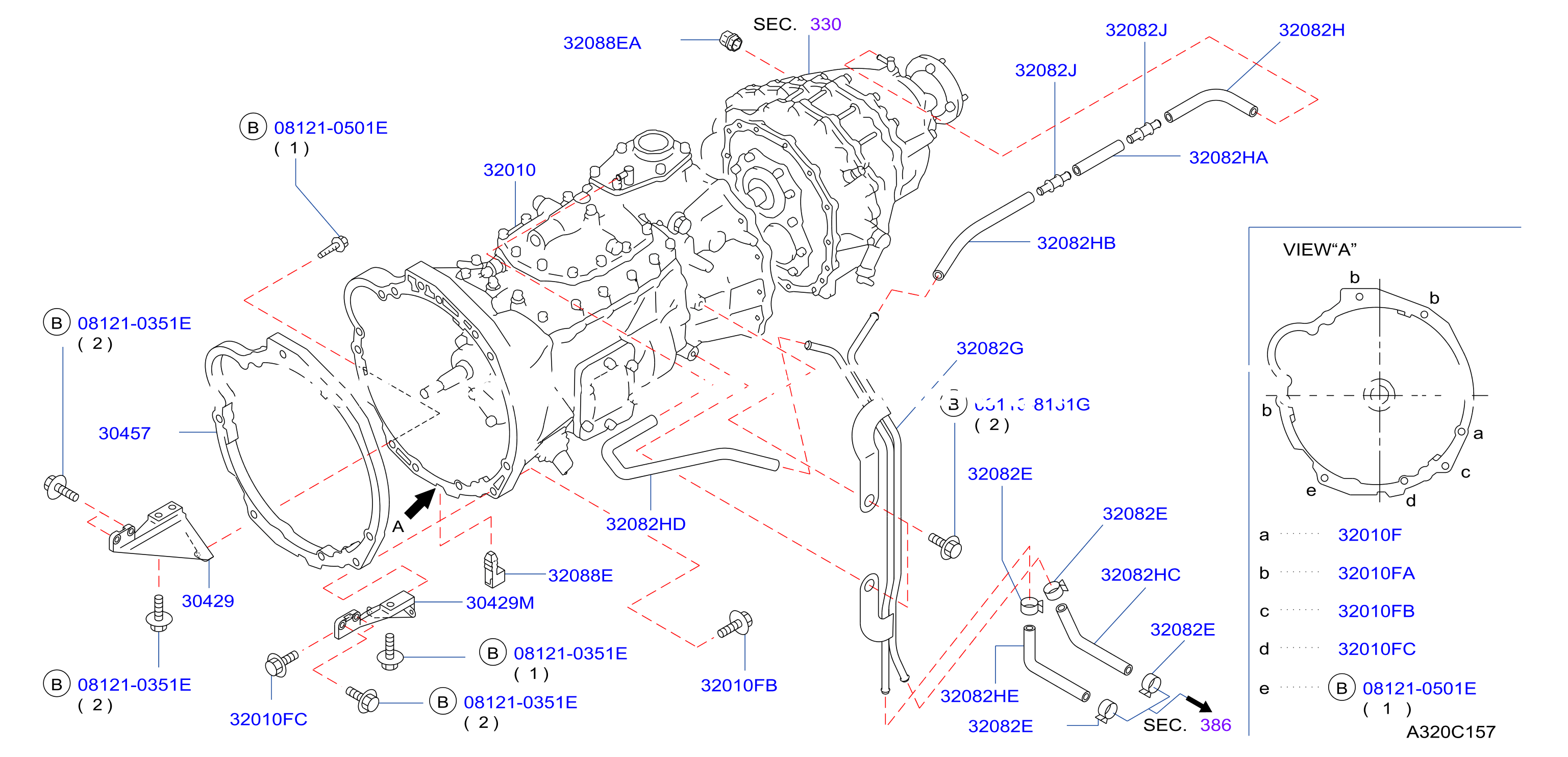 Manual Transmission Transaxle Fitting Fs5R30A
