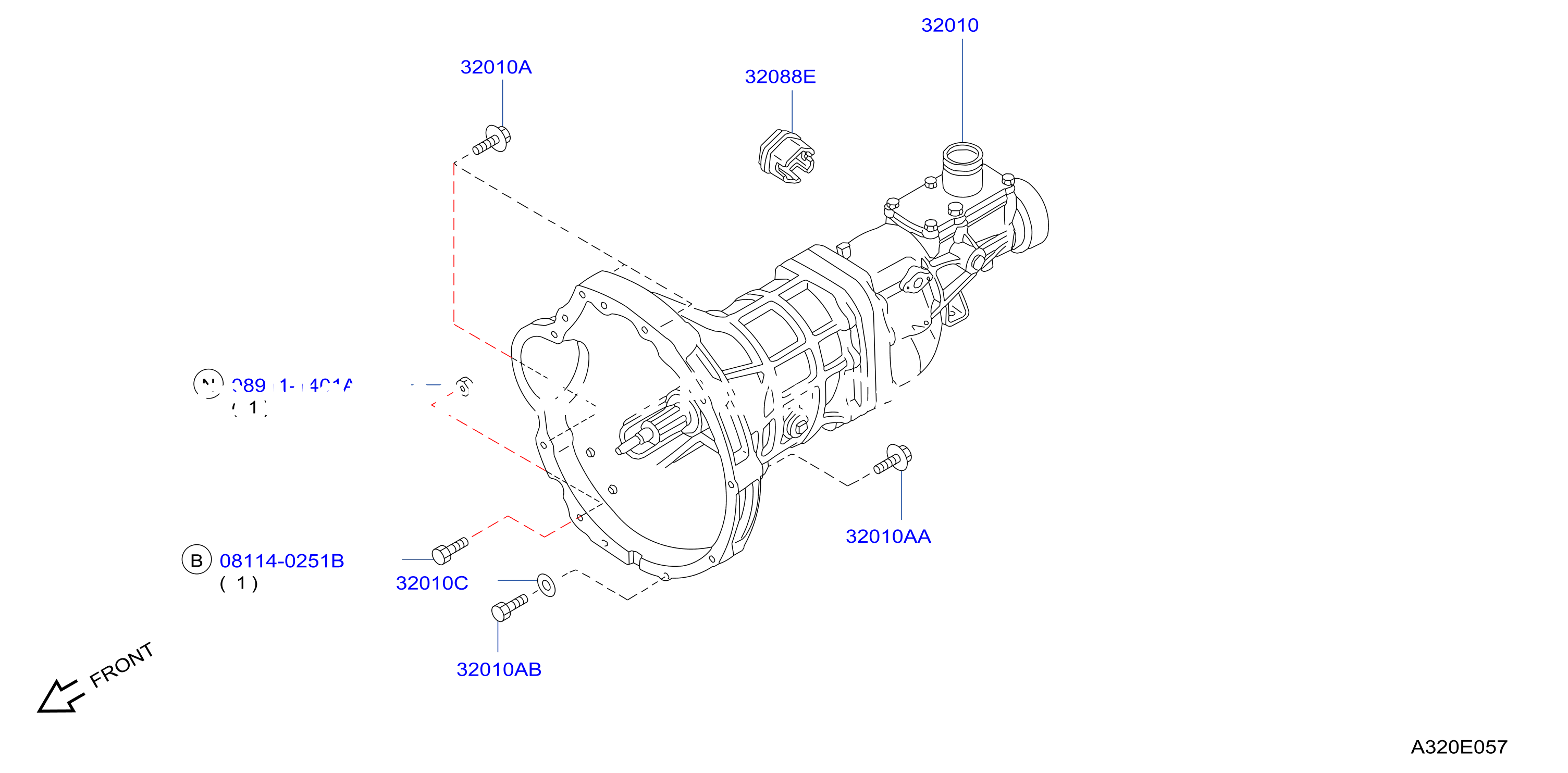 Manual Transmission Transaxle Fitting Fs5W71C