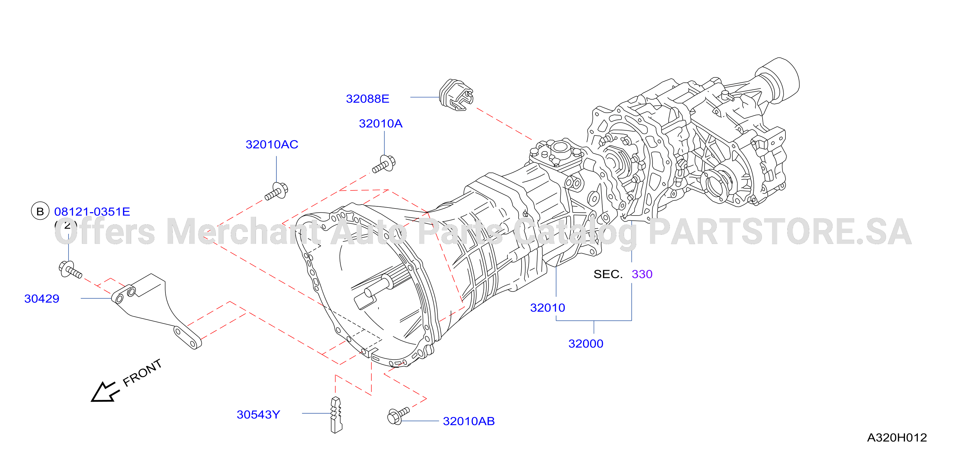 Manual Transmission Transaxle Fitting Fs5R30A