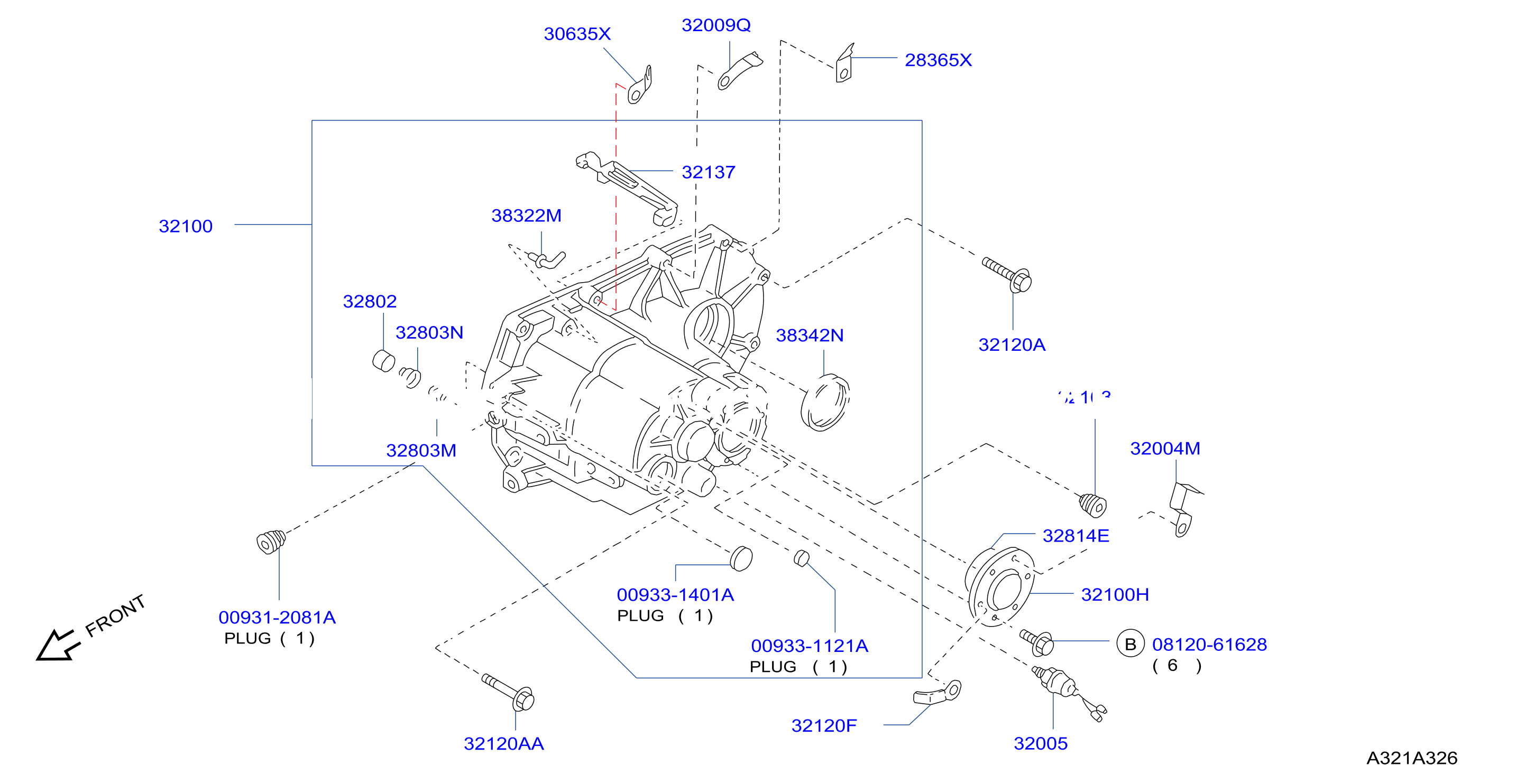 Transmission Case Clutch Release Transmission Case