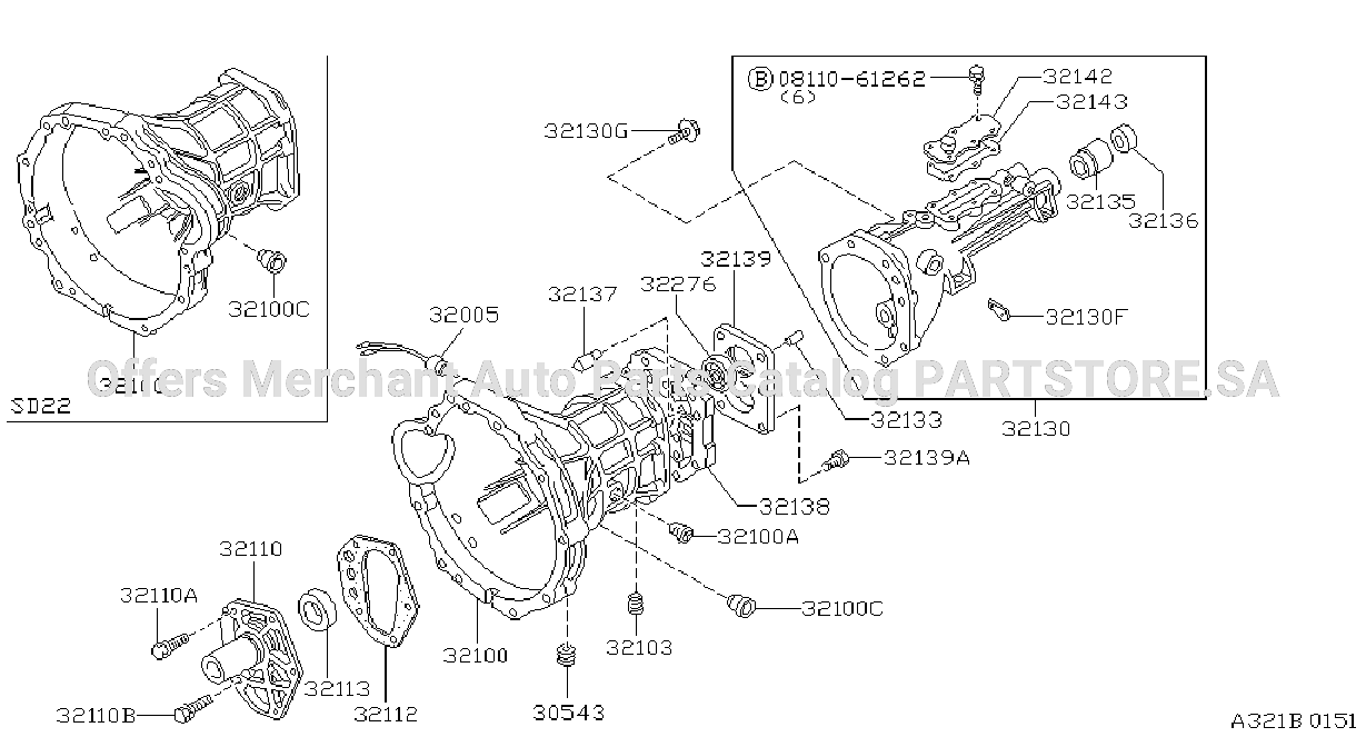 Transmission Case Clutch Release