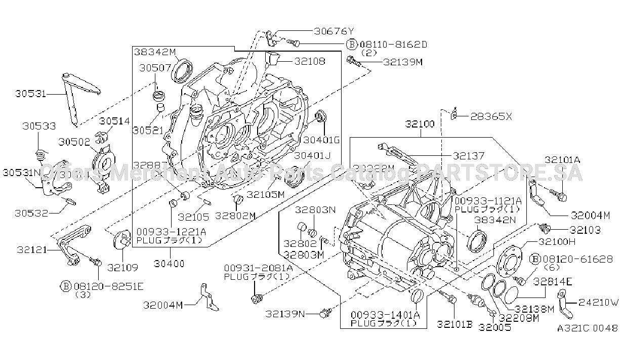 Transmission Case Clutch Release Rn4F31A Rs5F31A