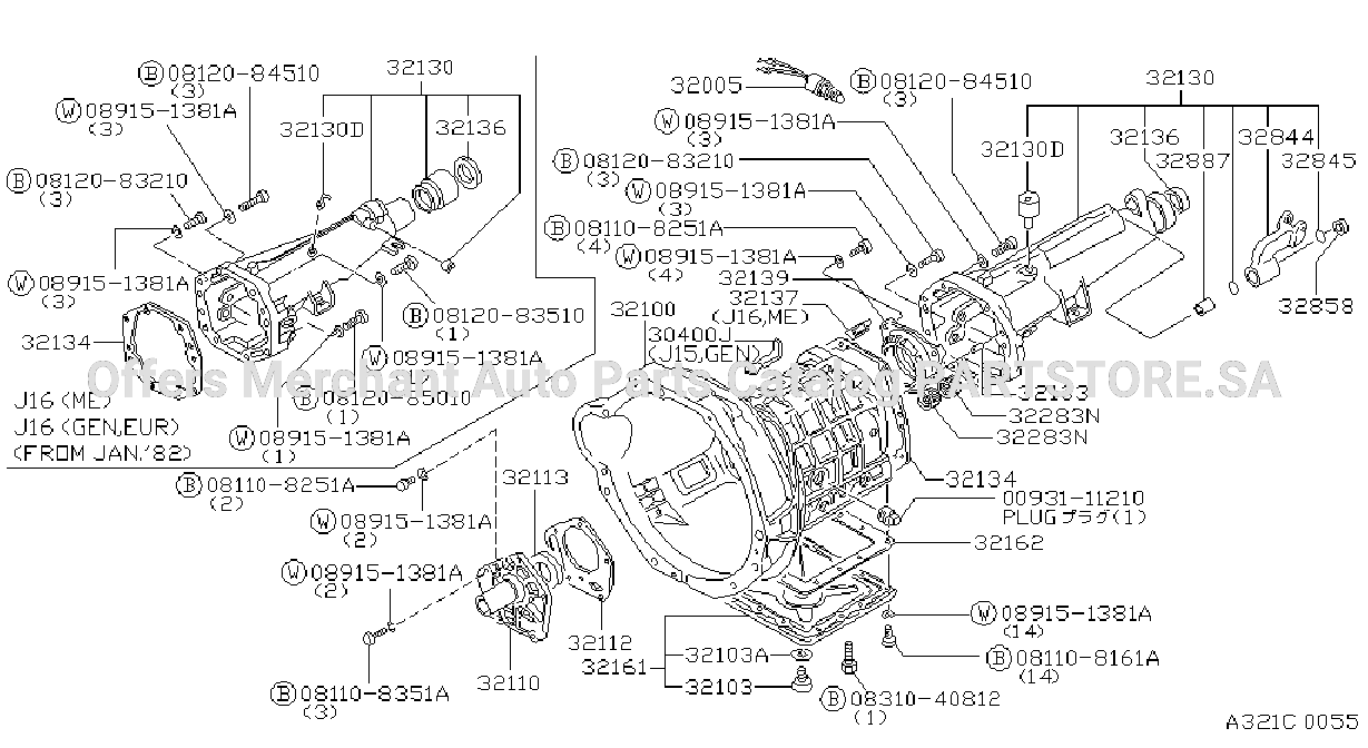 Transmission Case Clutch Release