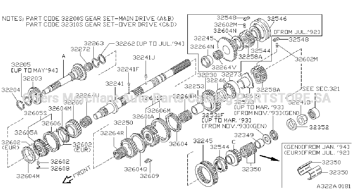 Transmission Gear Main Gear