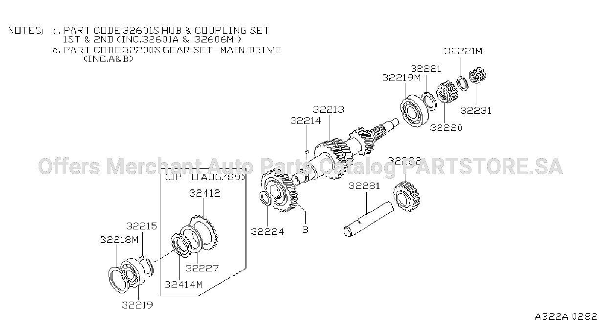 Transmission Gear Counter Gear