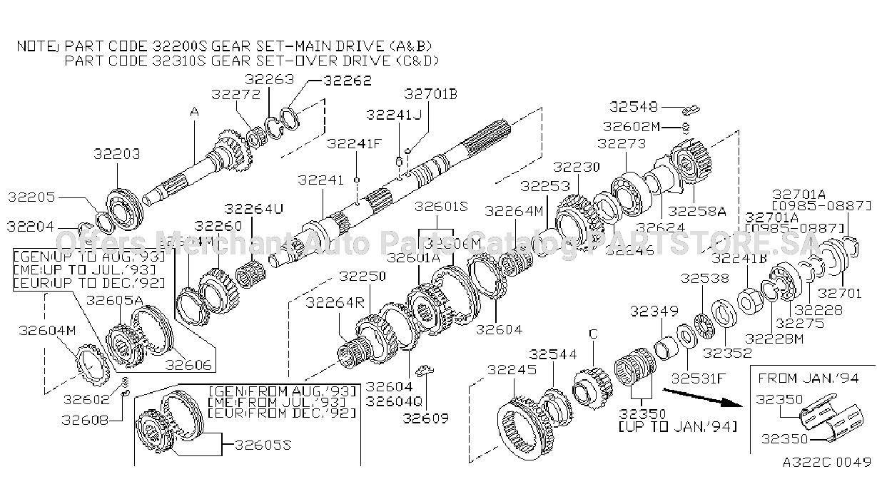 Transmission Gear Main Gear