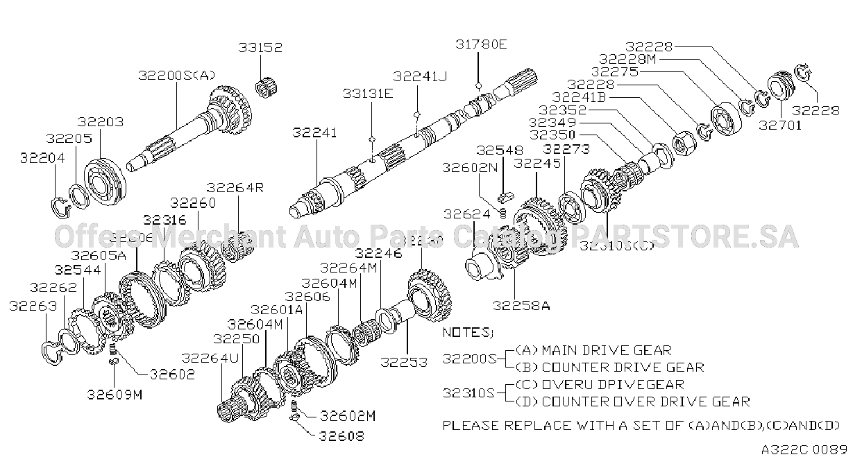 Transmission Gear Main Gear