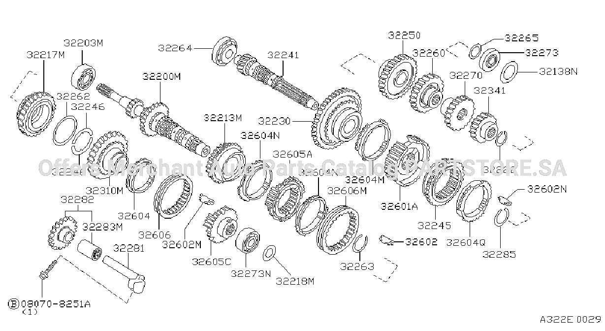 Transmission Gear Rs5F50A