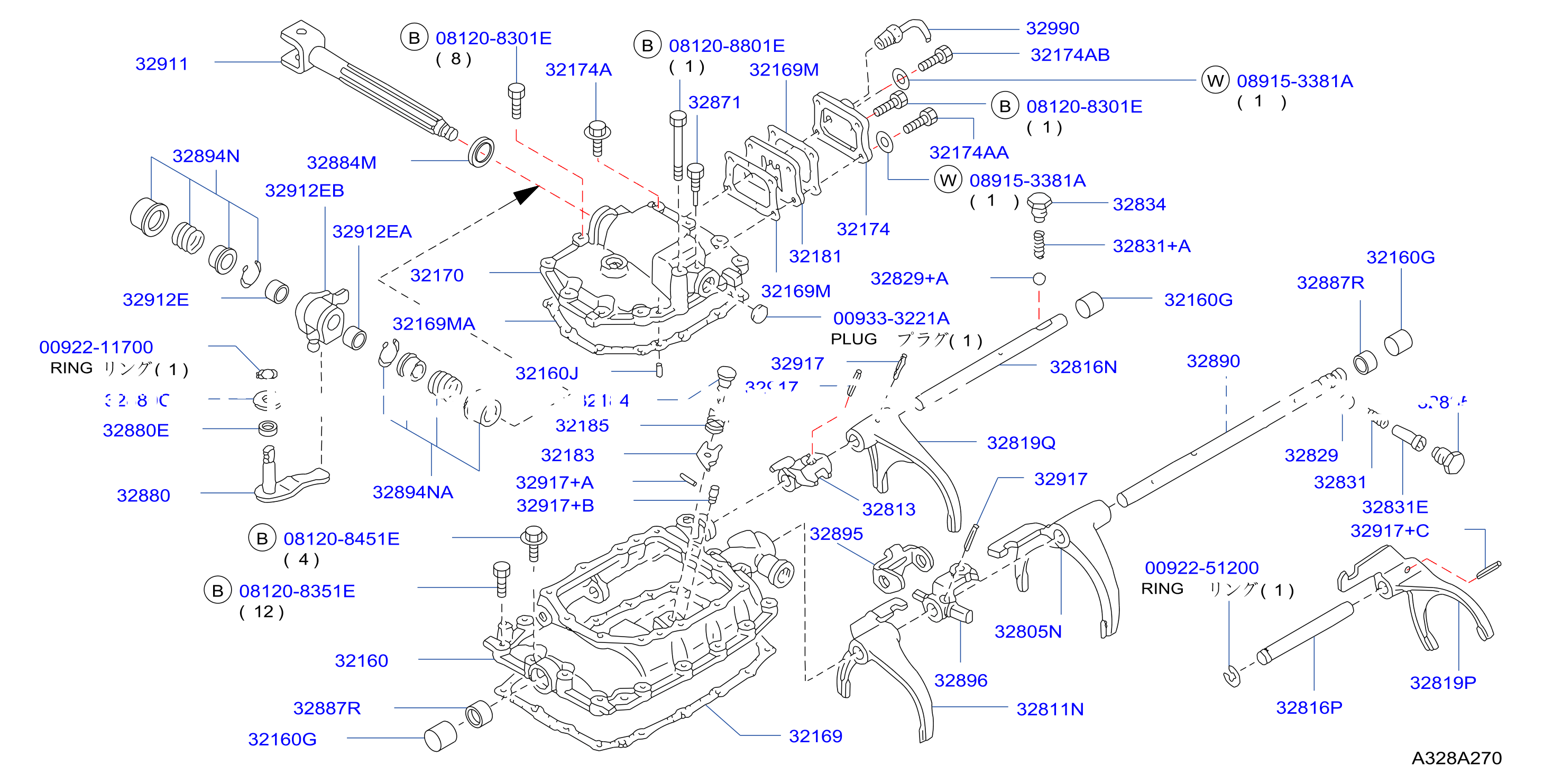 Transmission Shift Control Rs5R50A