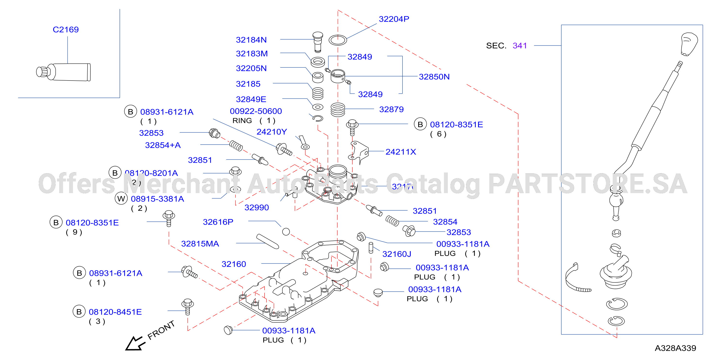 Transmission Shift Control Shift Housing