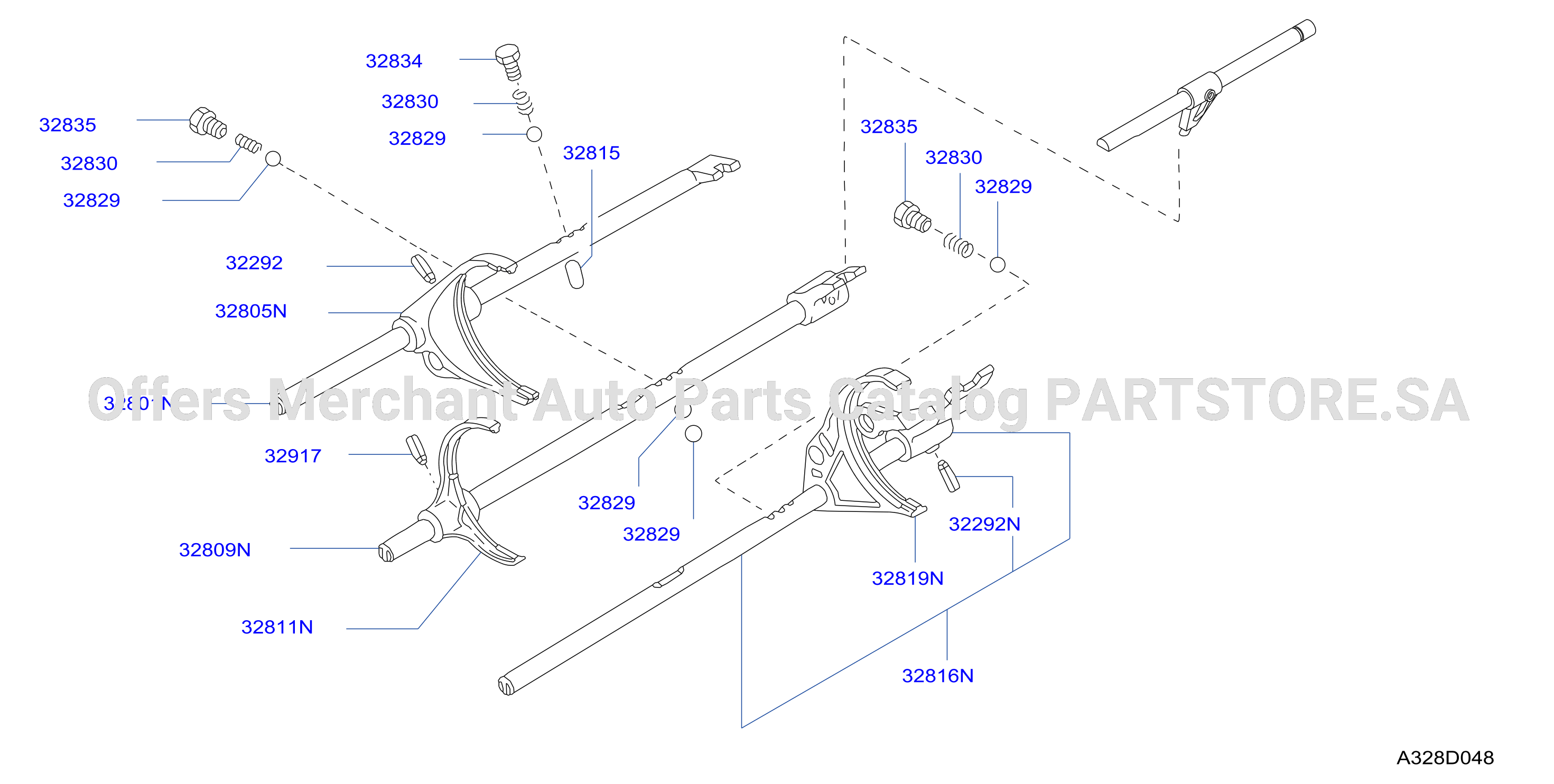 Transmission Shift Control Shift Fork
