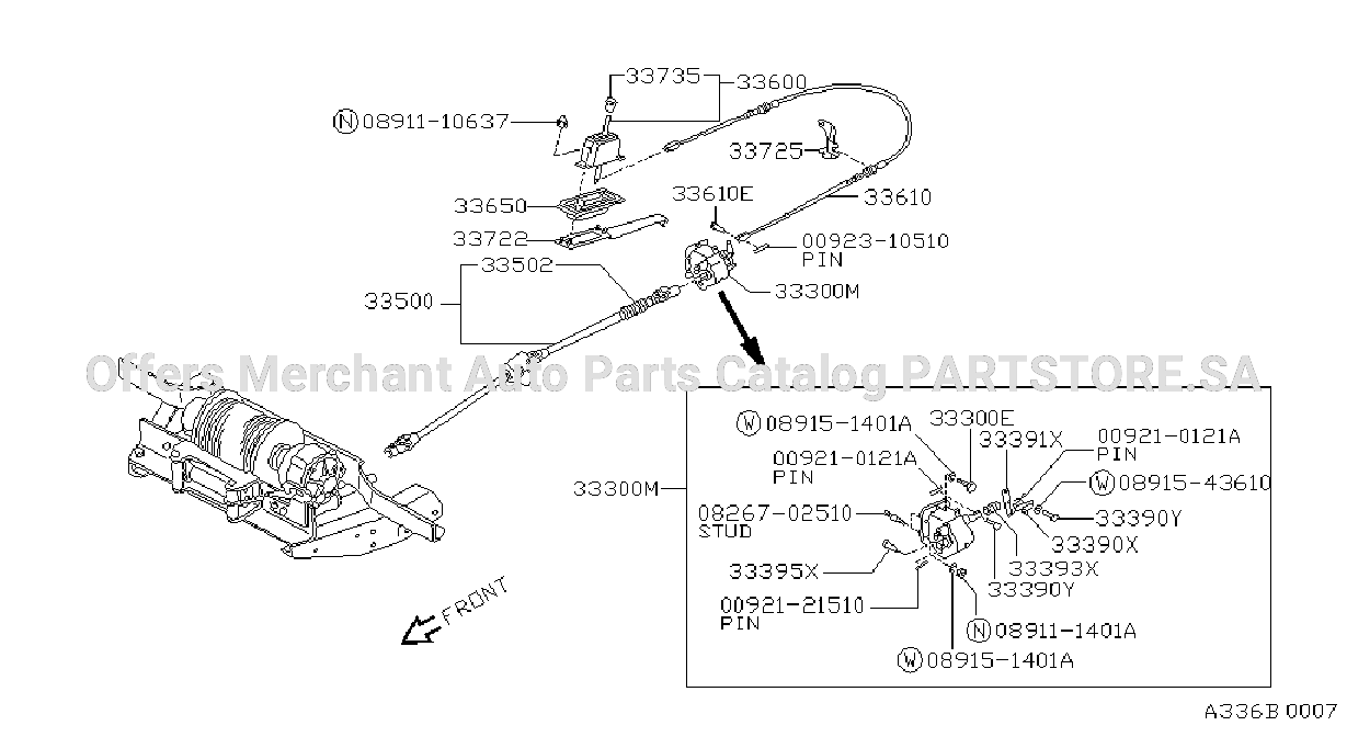 Winch Shaft Compl