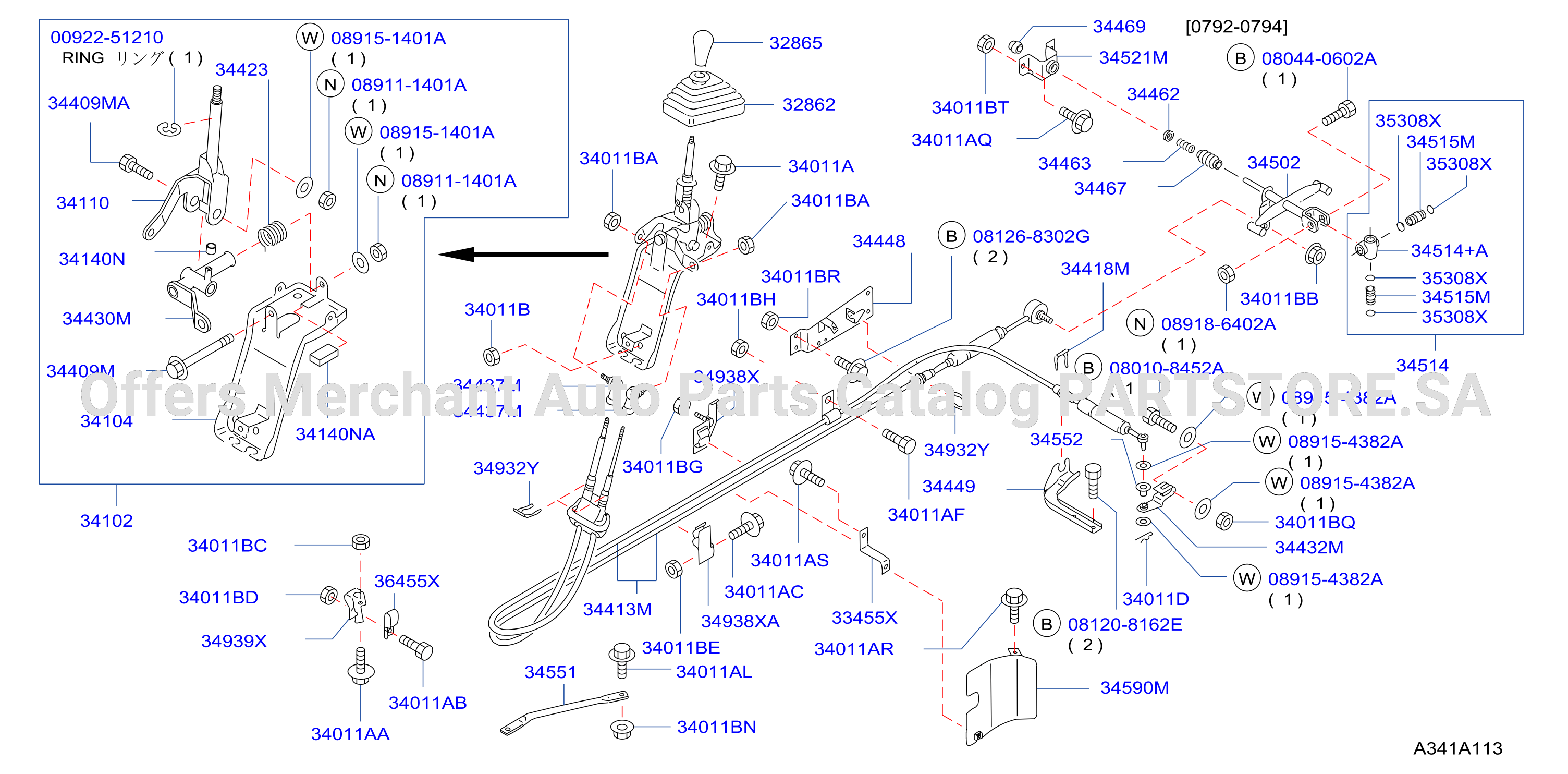 Transmission Control Linkage