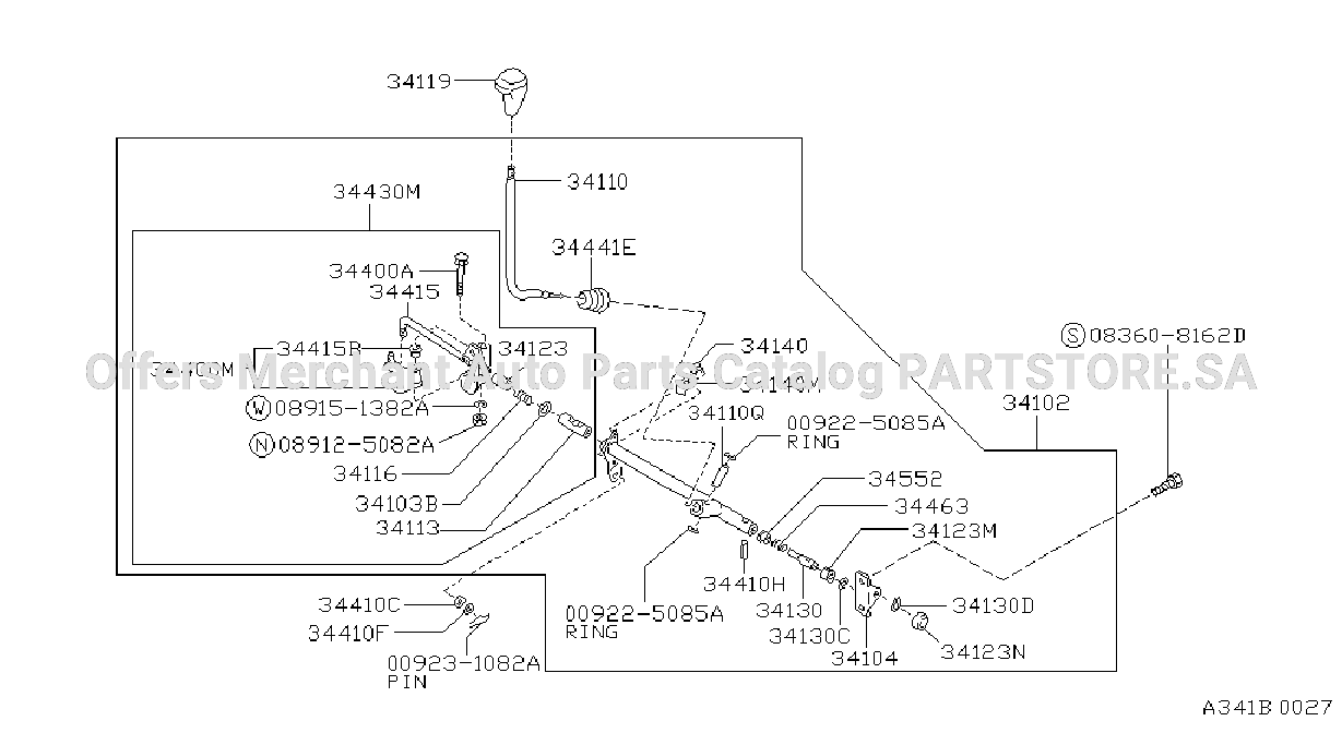 Transmission Control Linkage Device Assy