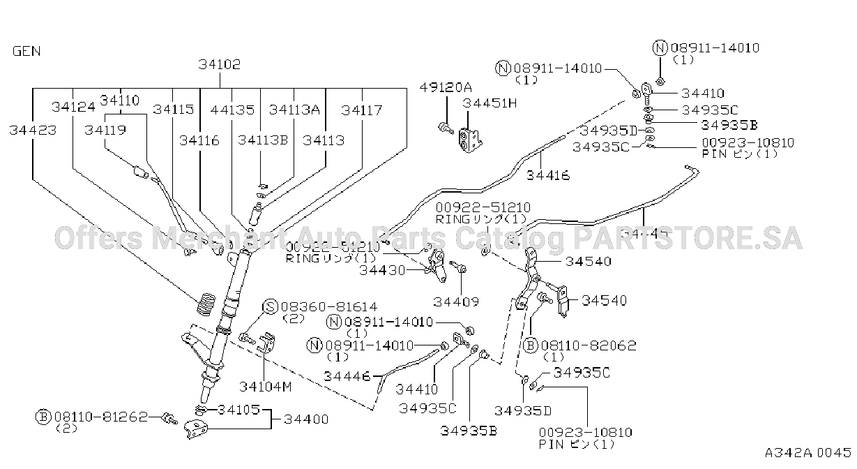 Transmission Control Linkage