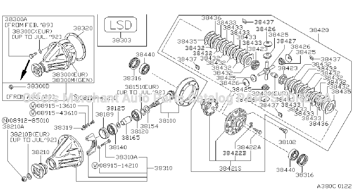 Rear Final Drive H233 Lsd