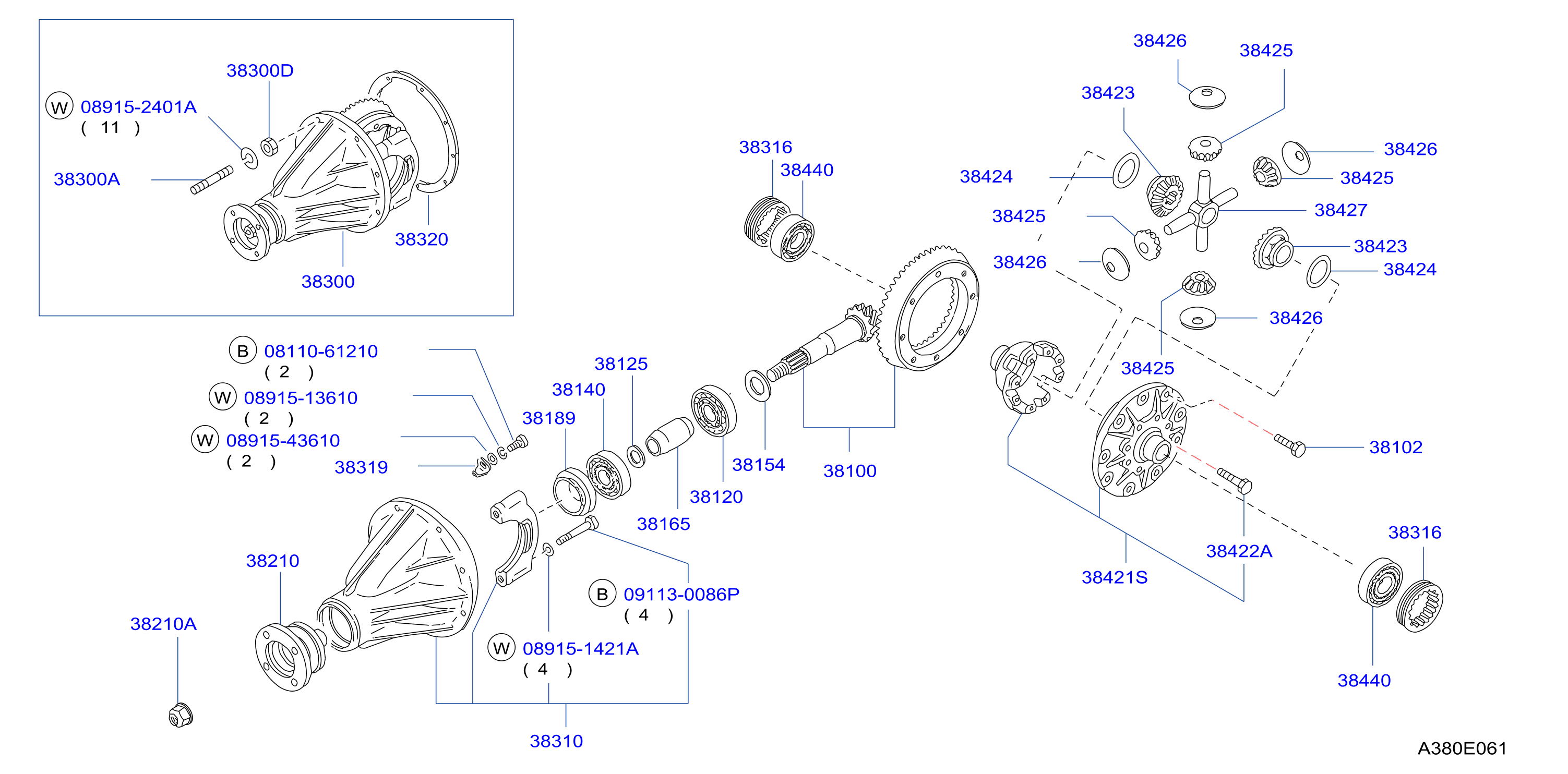 Rear Final Drive 4Pinion