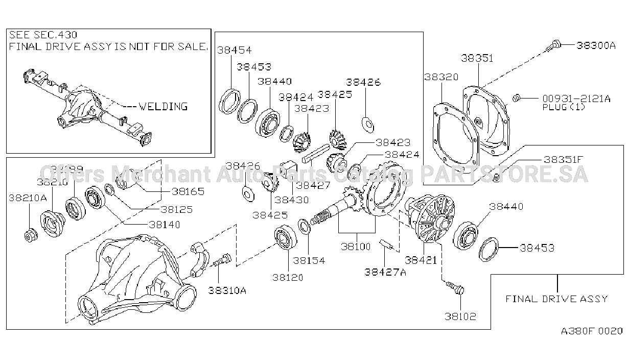 Rear Final Drive 2 Pinion