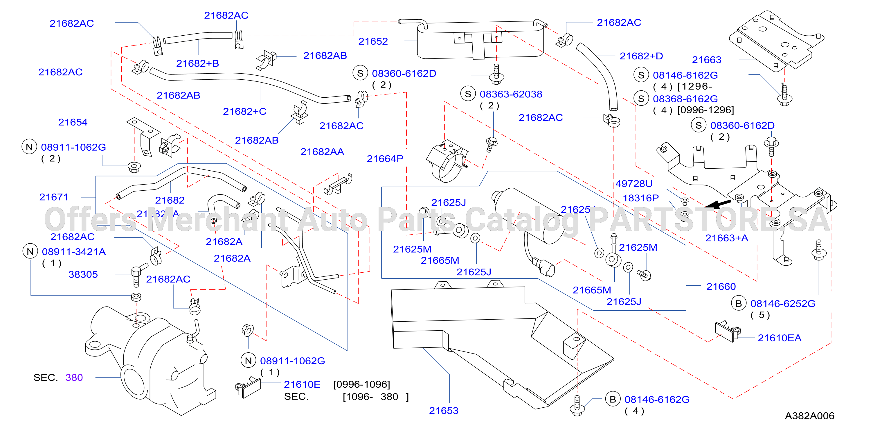 Final Drive Oil Cooler Tube