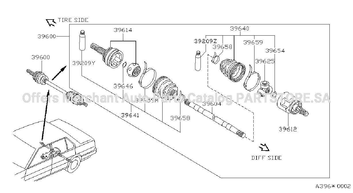 Rear Drive Shaft