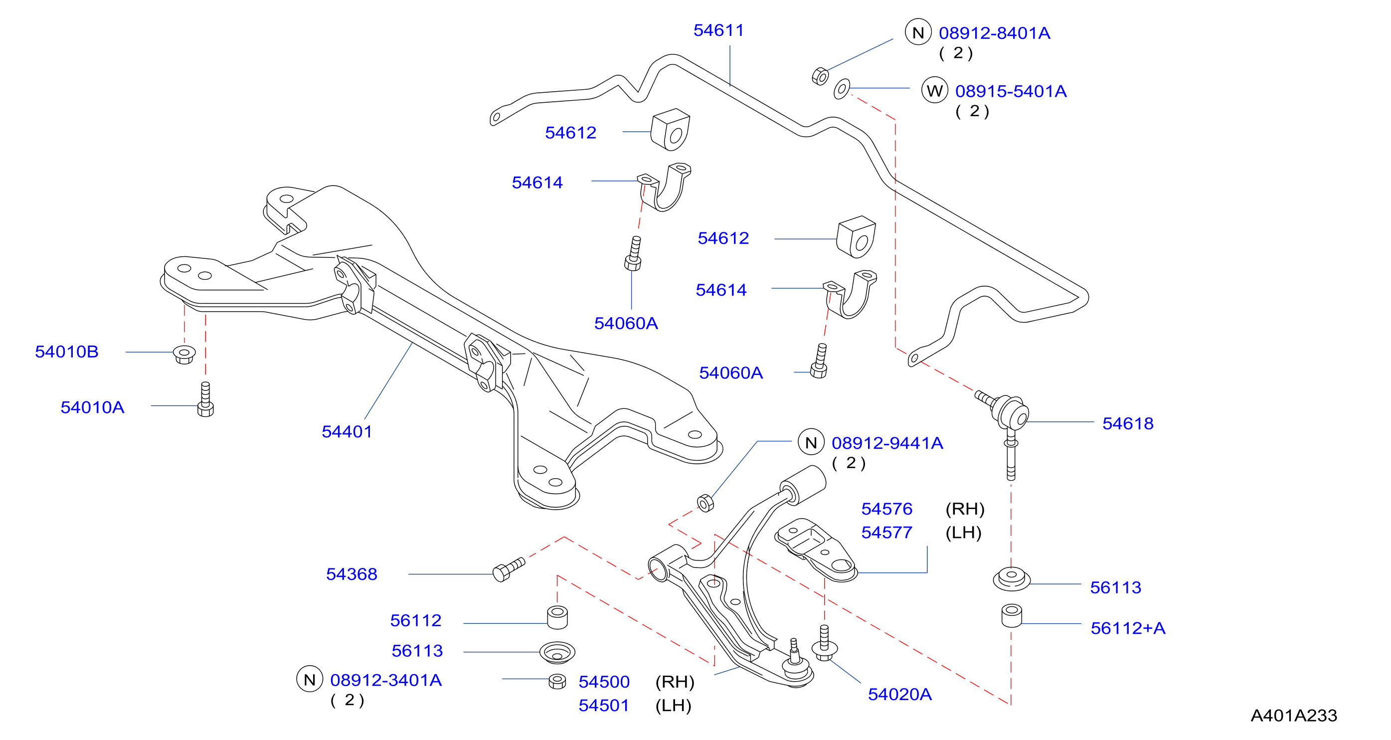 Front Suspension Member Link