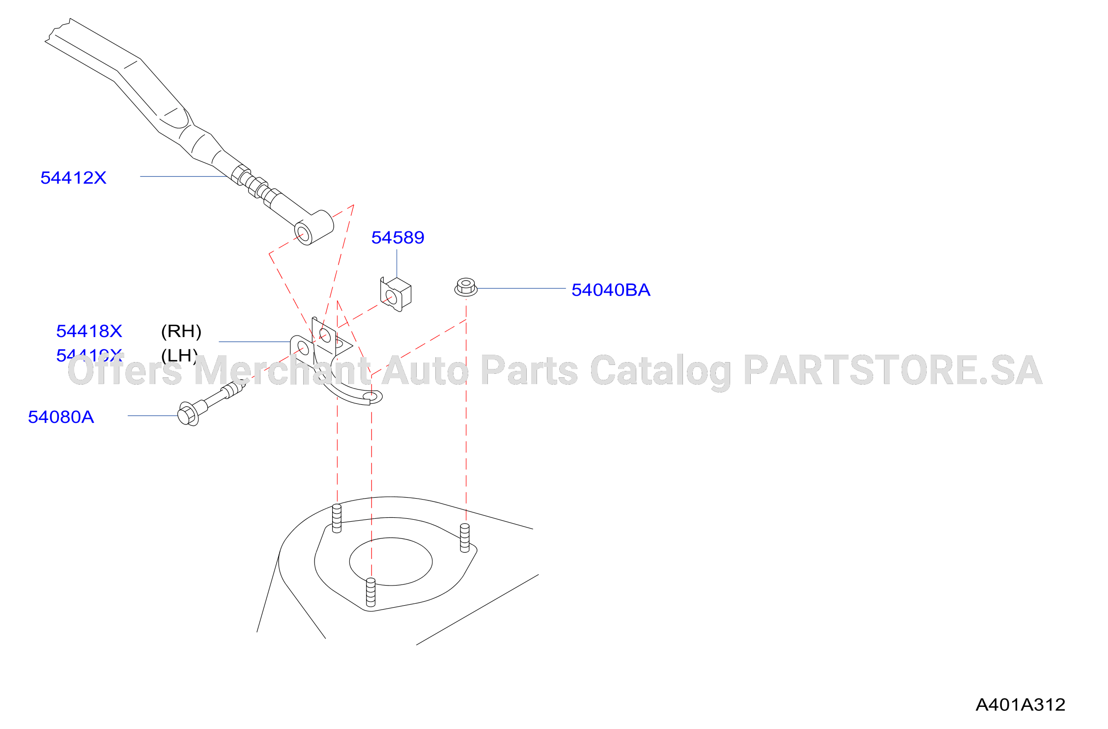 Front Suspension Bar Tower Fr