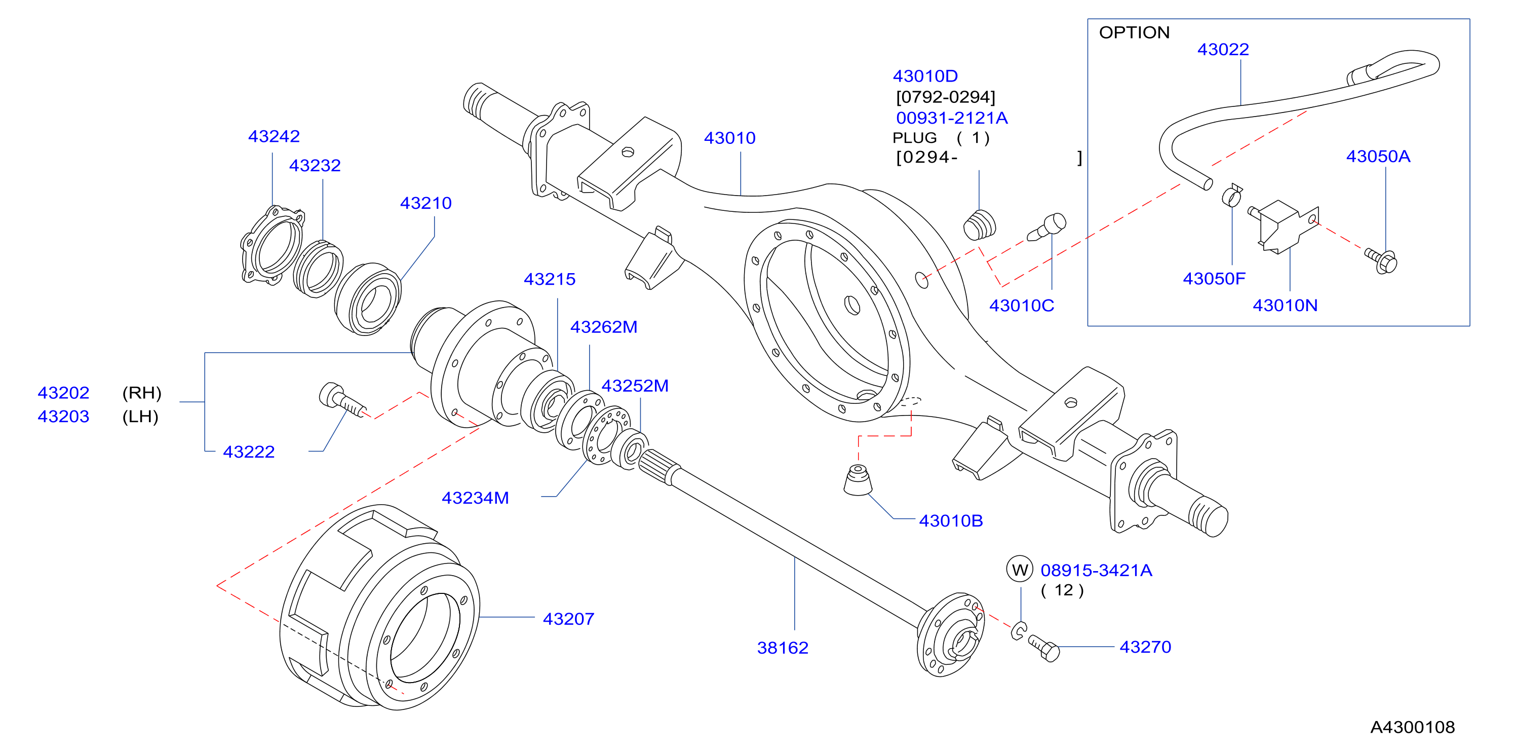 Rear Axle F / St