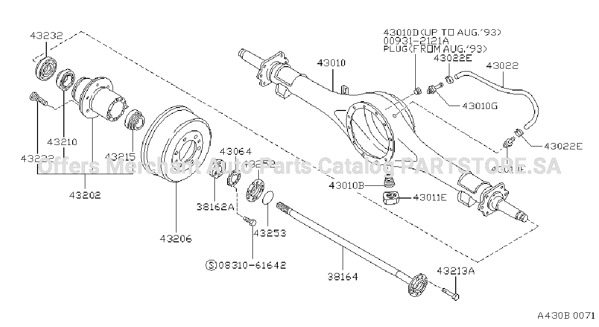 Rear Axle Full Floating