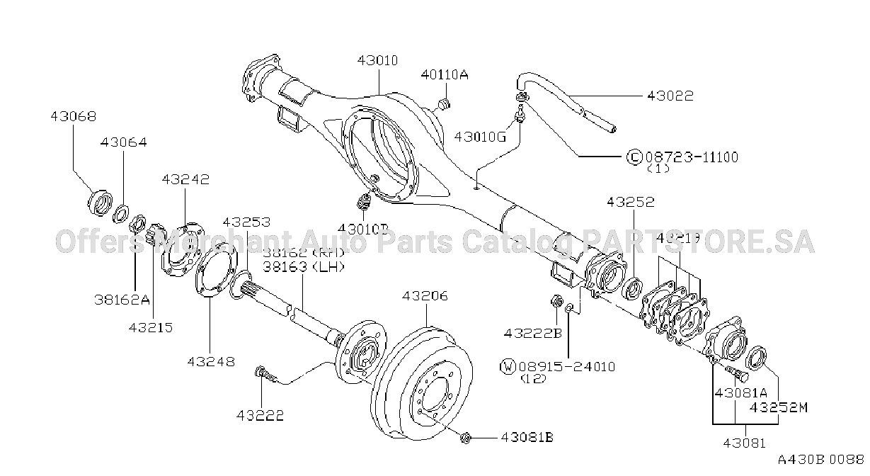 Rear Axle Heavy