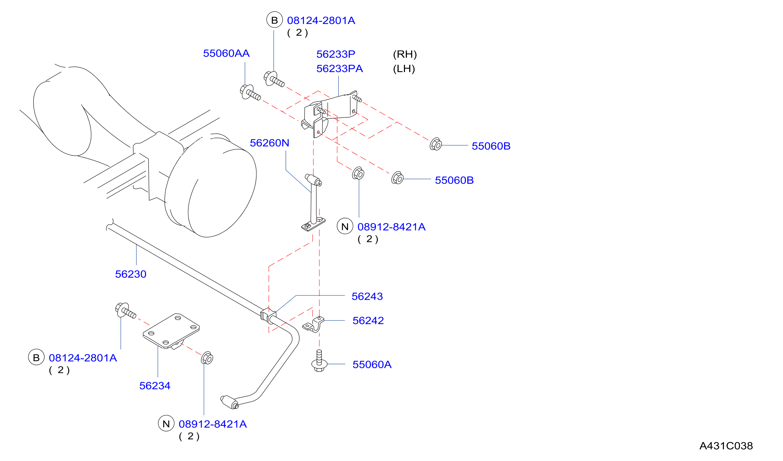 Rear Suspension Slb Abs Stabilizer Parts