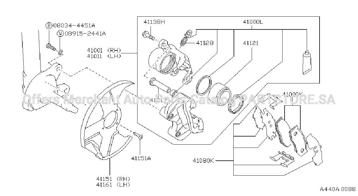 Front Brake 2 Piston Type