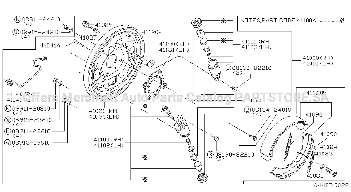 Front Brake Drum Type