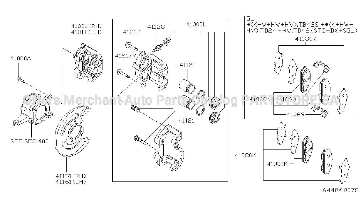 Front Brake Brake Disc W / Large Rotor