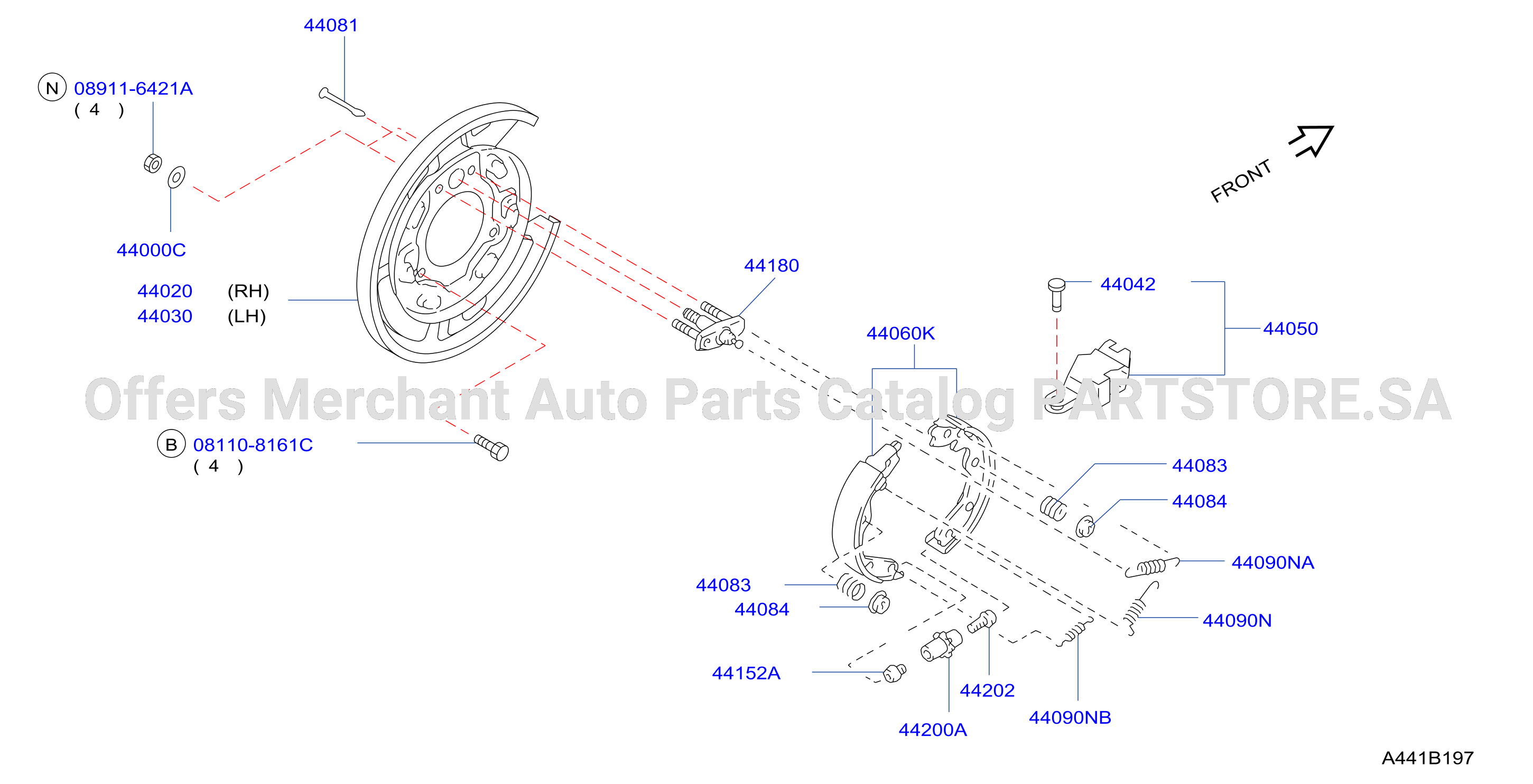 Rear Brake Parking Brake