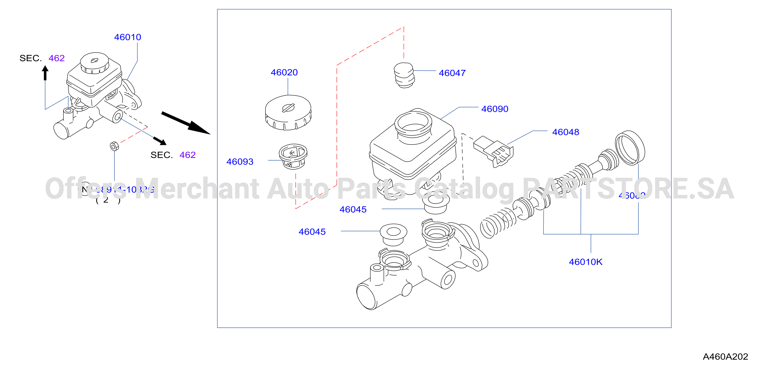 Brake Master Cylinder Without Anti Skid