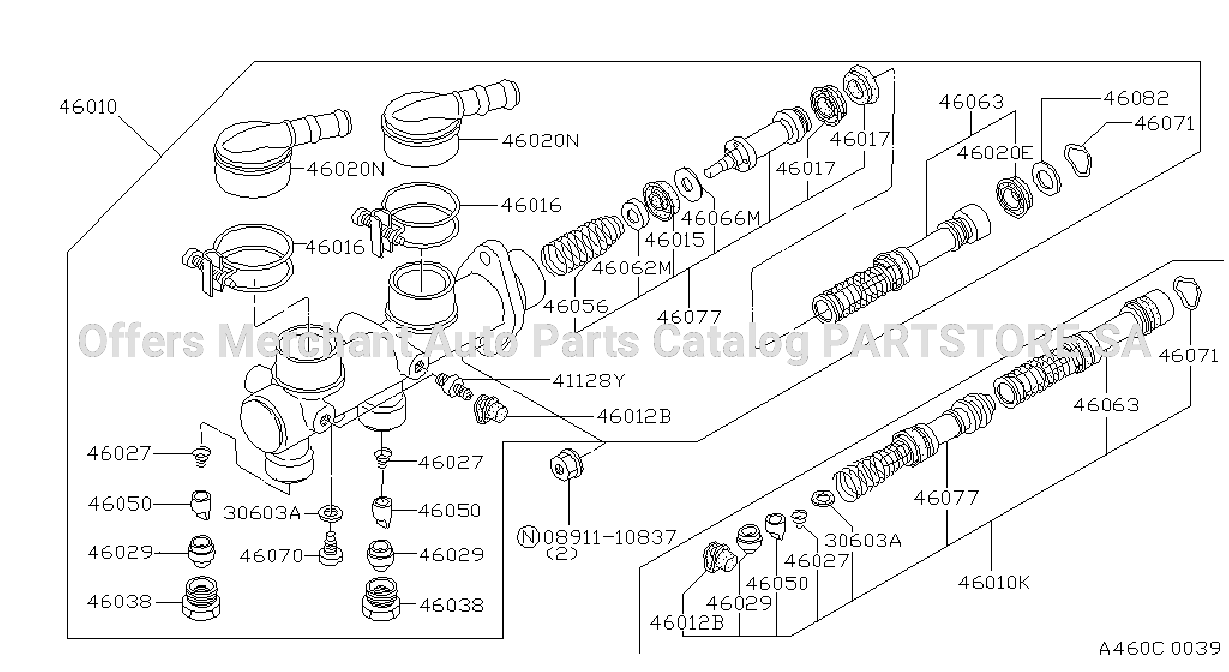 Brake Master Cylinder Nabco