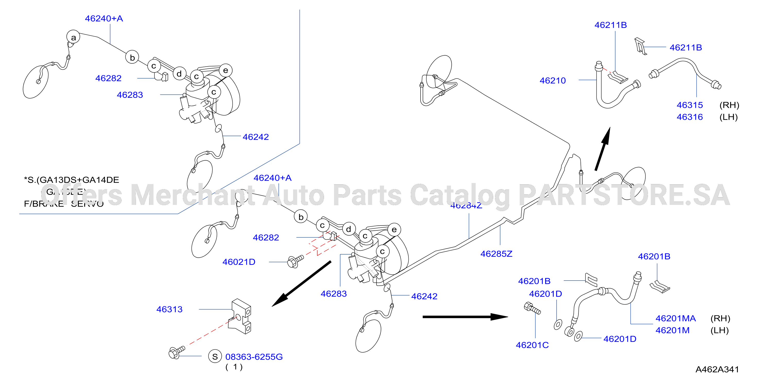 Brake Piping Control Piping