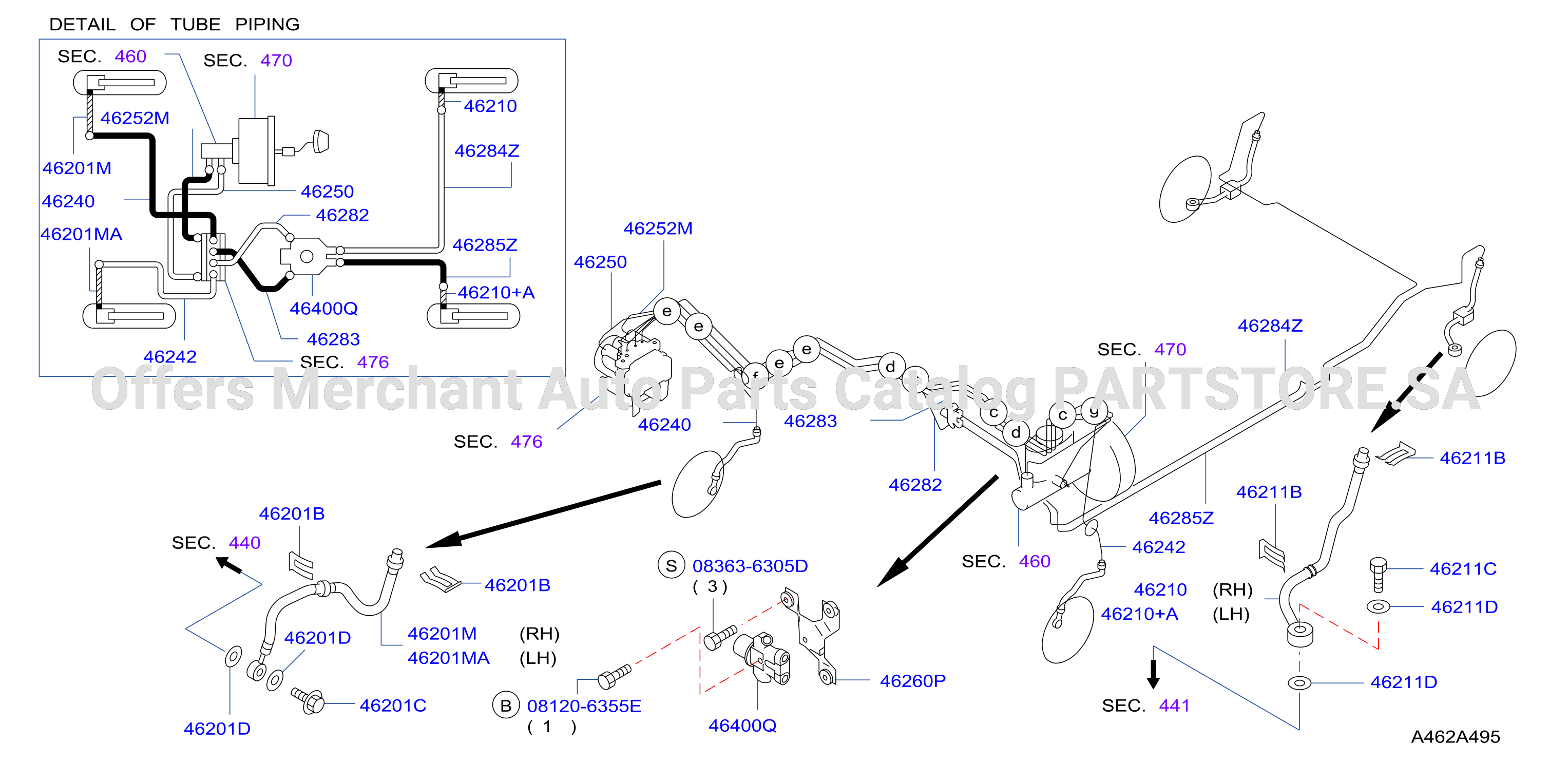 Brake Piping Control Piping