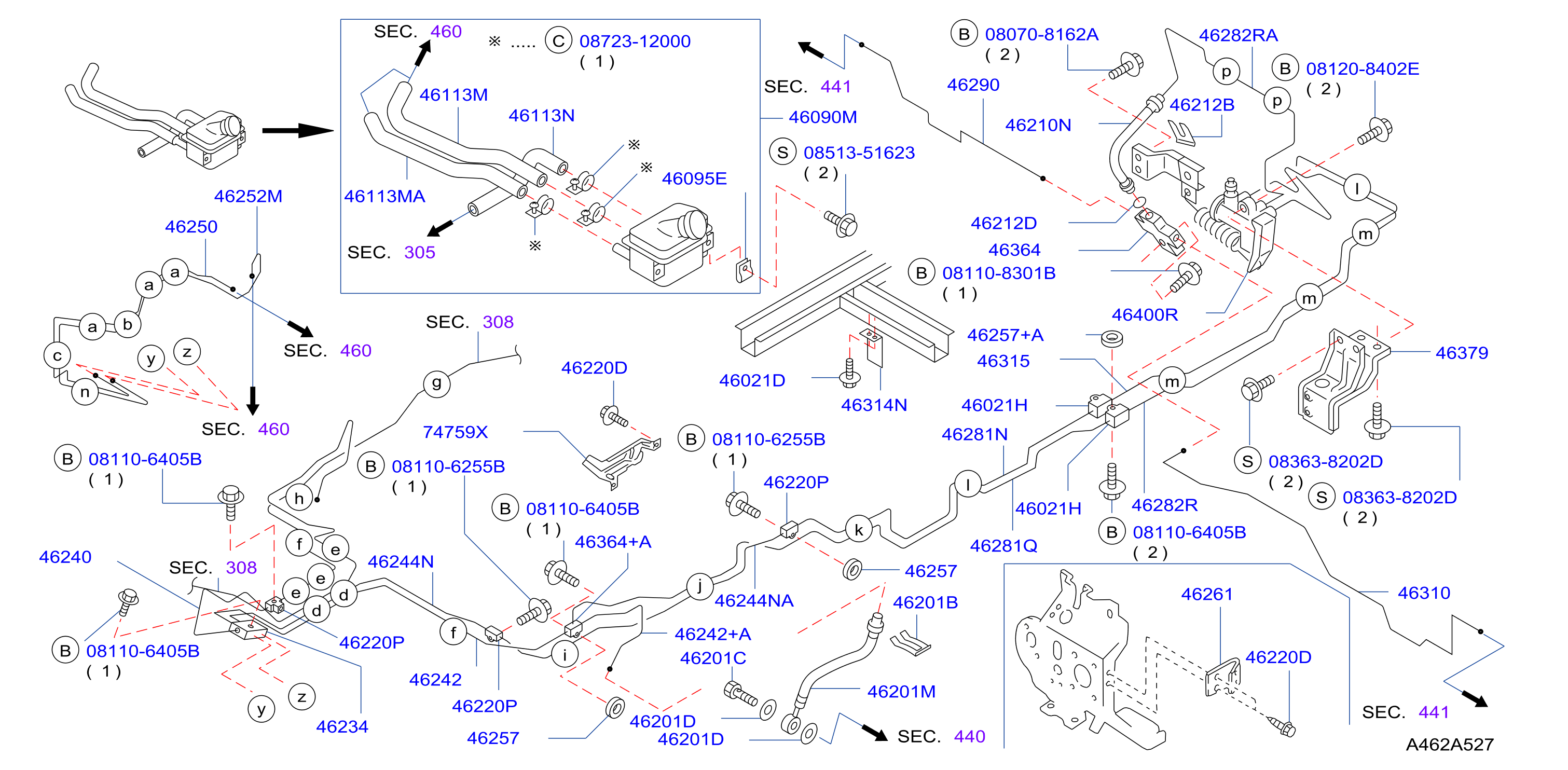 Brake Piping Control Piping