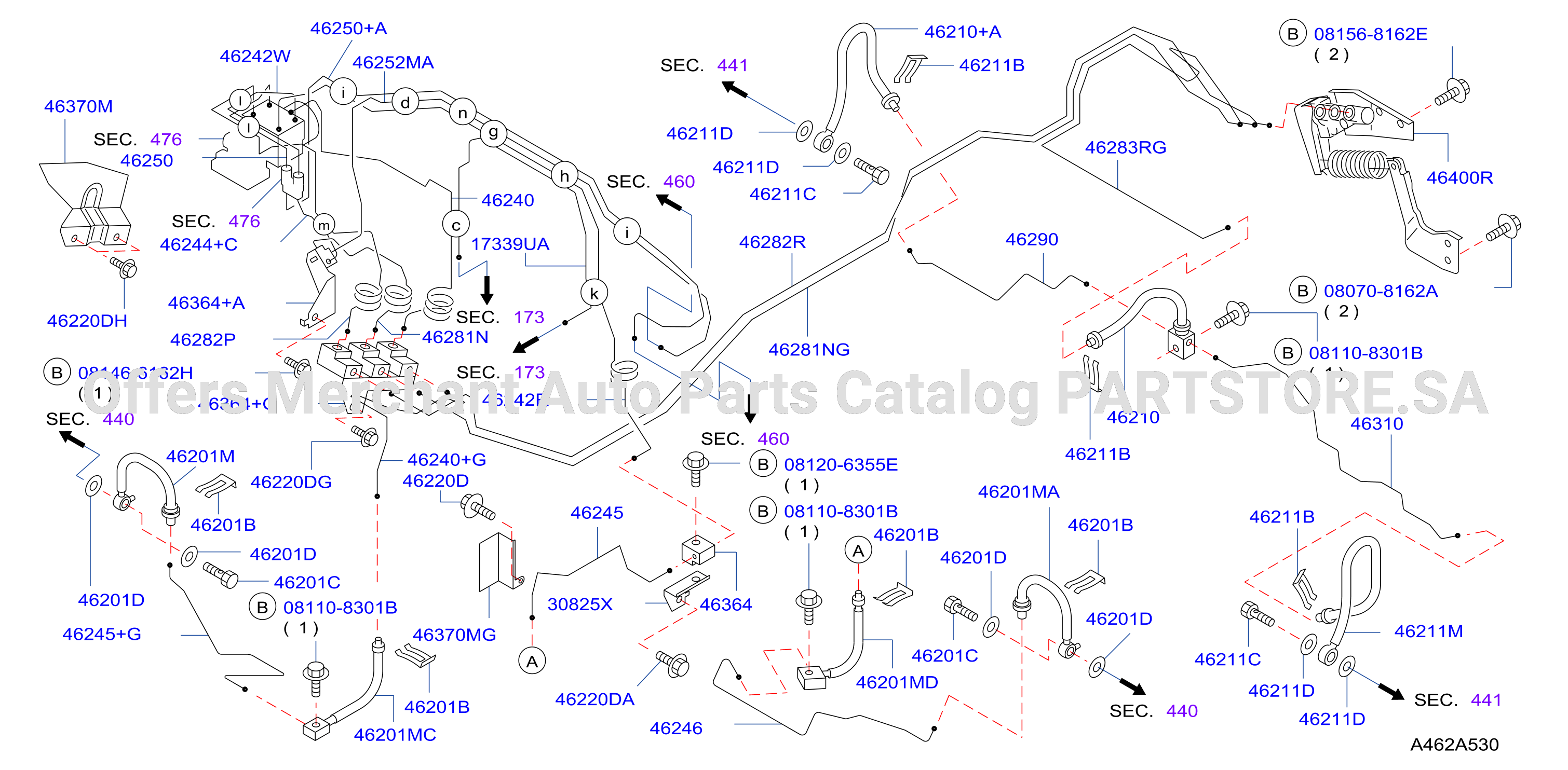 Brake Piping Control Piping