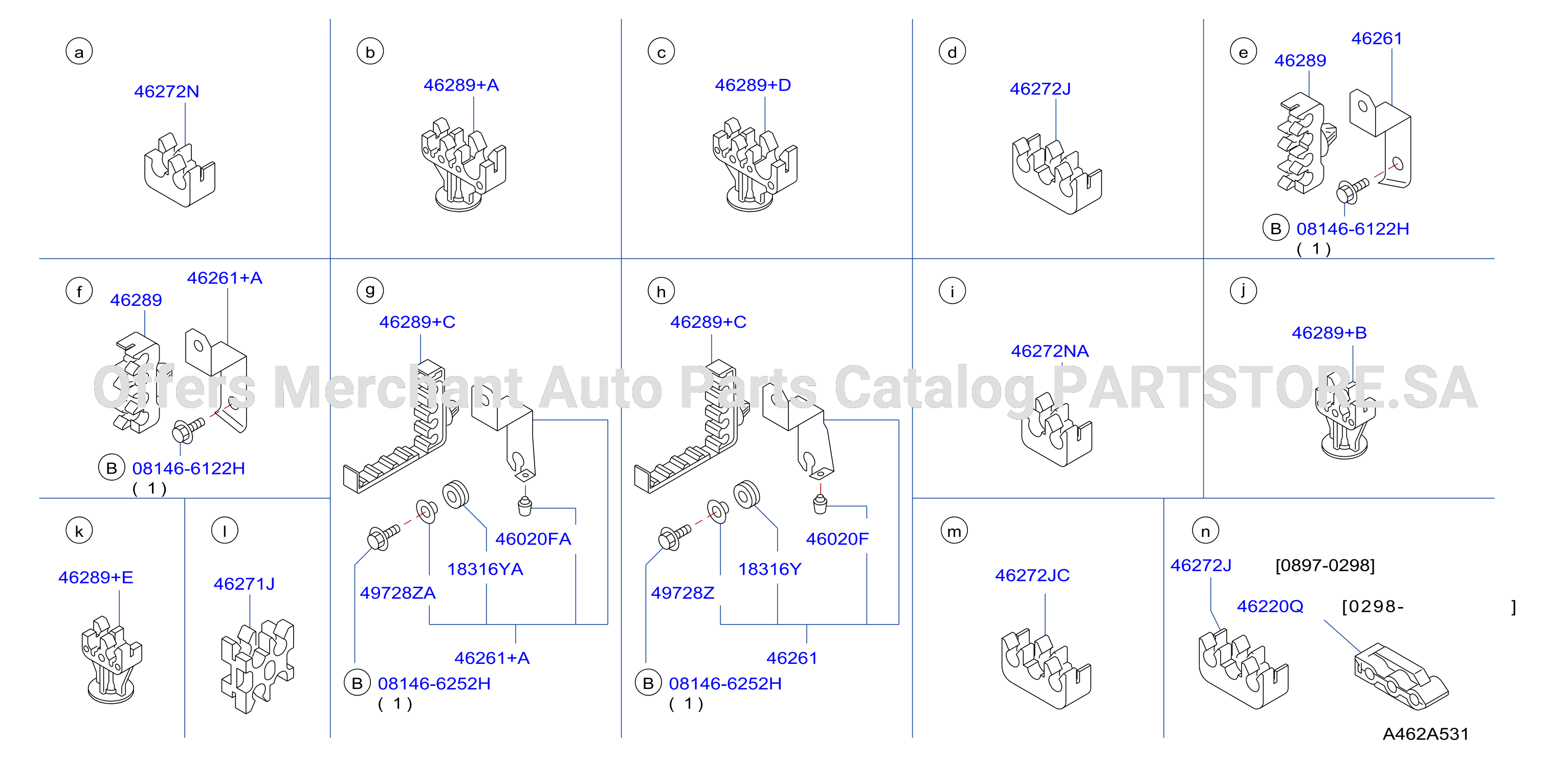 Brake Piping Control Clamp Insulator
